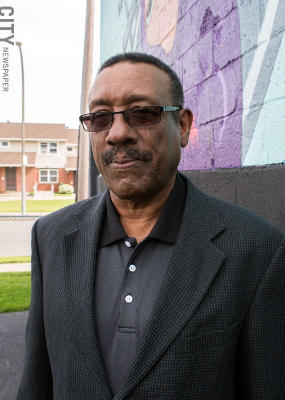 Baden Street Settlement House’s Ron Thomas in the Northeast District: “Rebuilding a neighborhood, where there’s a mix of people of all races, all denominations.” - PHOTO BY RENÉE HEININGER