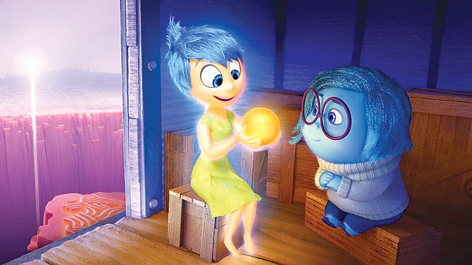 A scene from Pixar's "Inside Out"