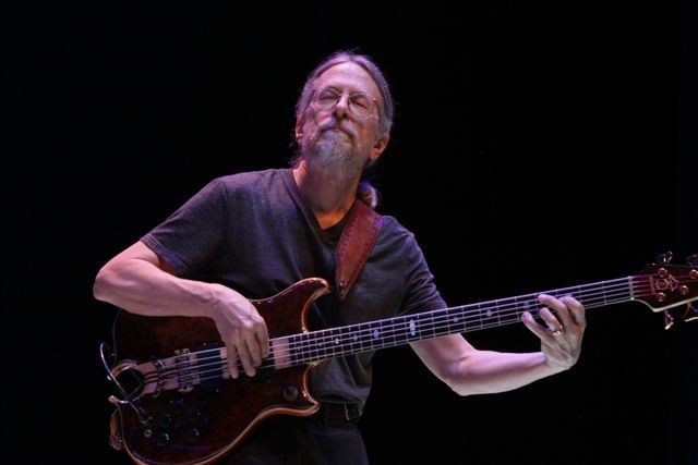 Bassist Jimmy Johnson performed with The Steve Gadd Band during its show in Kodak Hall on Friday, June 26. - PHOTO BY FRANK DE BLASE