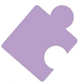 A purple puzzle piece, used as a symbol for autism awareness - Uploaded by CaitlinMadison