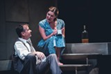 PHOTO BY COLIN SHANAHAN - Donald Sage Mackay as James Tyrone Jr., and Kate Forbes as - Josie Hogan in Geva's production of "A Moon for the - Misbegotten."
