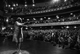 PHOTO COURTESY STARZ - Soul singer Sharon Jones works the crowd in "Miss Sharon - Jones!"