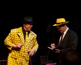 PHOTO BY JOSH SAUNDERS - "Flatfoots, Floozies &amp; Murder" was performed at SOTA's black box theater on Saturday.