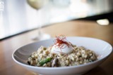 PHOTO BY KEVIN FULLER - West Edge in Corn Hill Landing features pearl barley risotto on its menu.