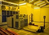 PHOTO BY JEREMY MOULE - AIM Photonics has been installing high-tech equipment in cleanrooms at its Test, Assembly, and Packaging Facility in the ON Semiconductor building.