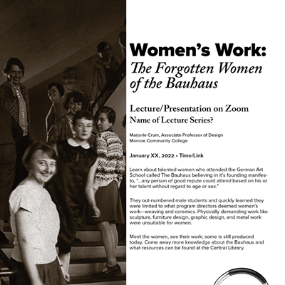Women’s Work: The Forgotten Women of the Bauhaus